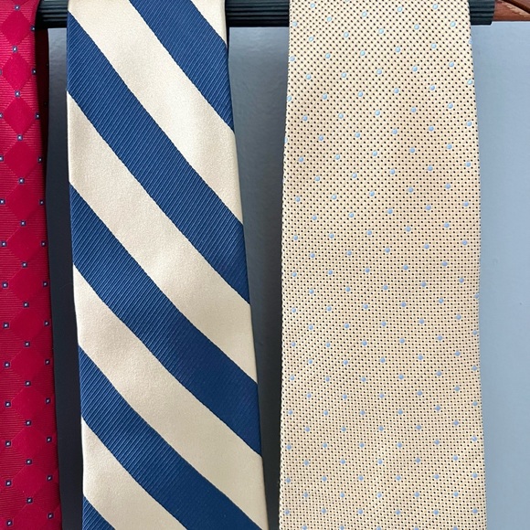 Nautica Mens Ties Bundle All 100% Silk - Picture 3 of 6
